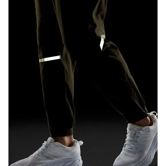 Lululemon Men's Large Gray Olive Reflective Jogger Athletic Exercise Breathable - Picture 8 of 14